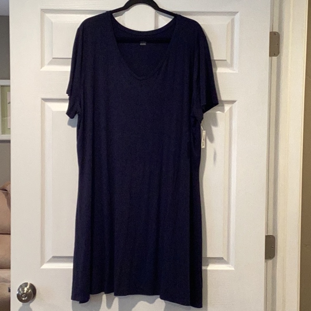 Amazon Essentials Blue Short Sleeve Dress